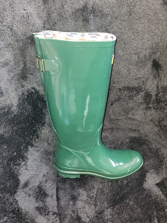 Pendleton Shoes - Pendleton Green Rain Boot with Multicolor Aztec Lining